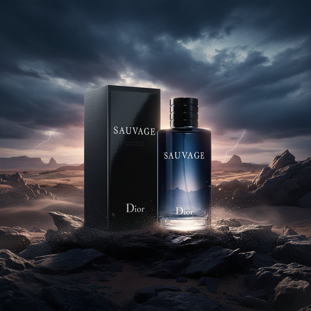 Sauvage perfume for men 100ml black glass